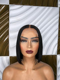 JET BLACK BOB WIG